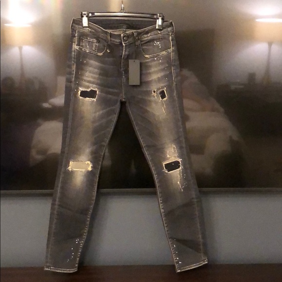 r13 distressed jeans